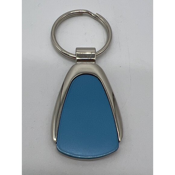 Premium Blue & Silver Metal Keychain Accessory - Picture 2 of 4